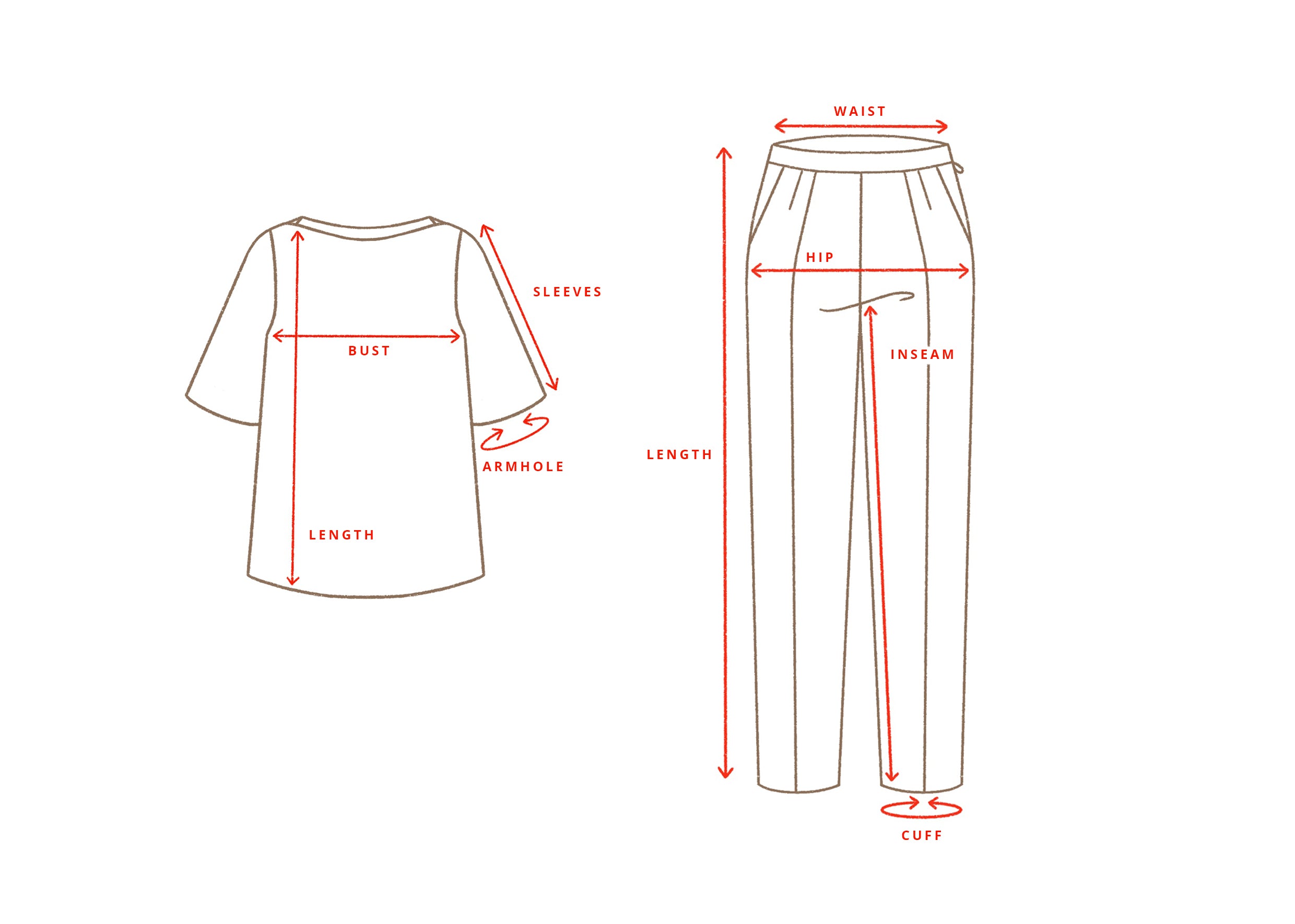 Sizing Guide – SukkhaCitta