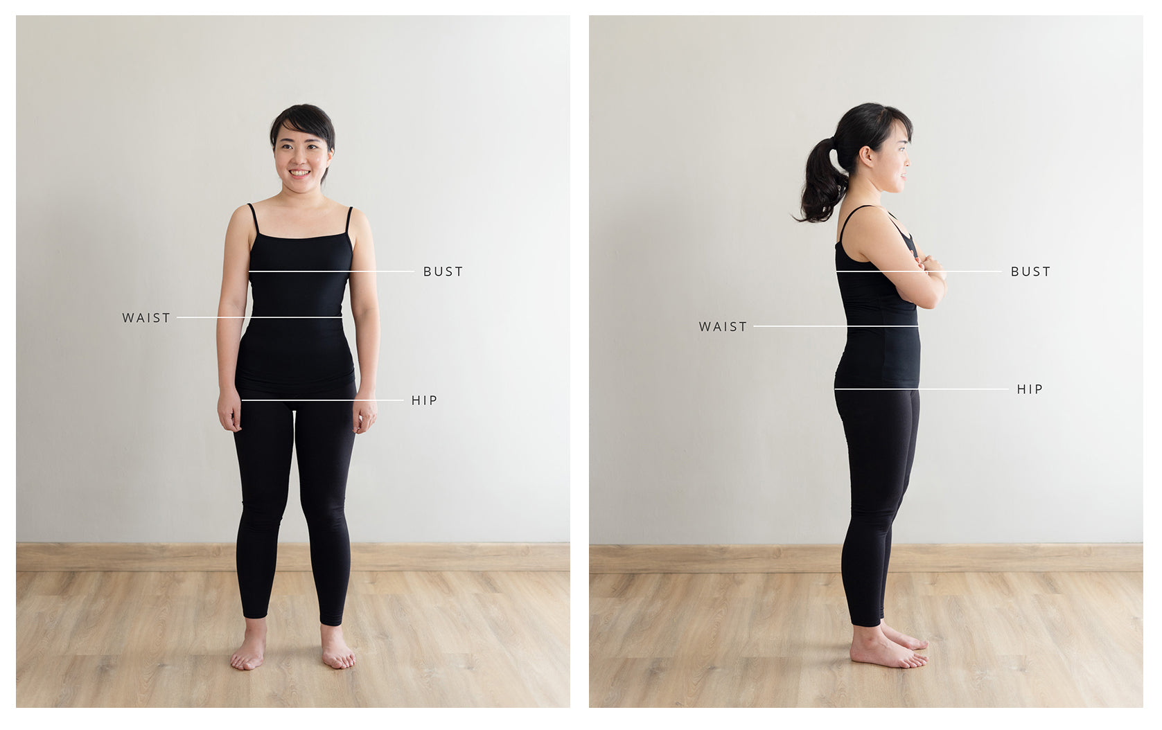 Helpful Hint: To ensure you choose the best fit for your DeModest garment  please use the DeModest size chart to determine the garment size you will  need. First, measure your full bust