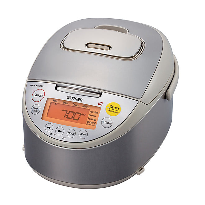 Tiger JNP-S18U Rice Cooker and Warmer, Stainless Steel Gray, 20 Cups Cooked  /10 Cups Uncooked 