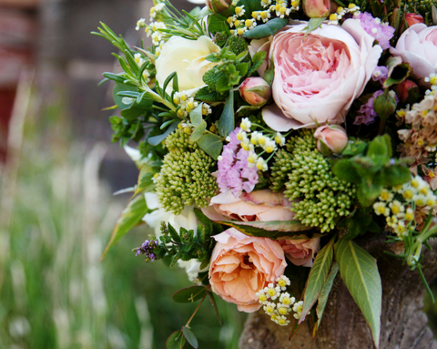 sustainable organic flowers - ethical wedding