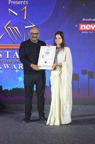 StyleAura - Ruchi Kochhar receives CMO Digital Award Sep 2019 Most Influencial Woman Leader in Wedding Industry