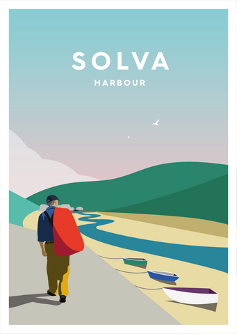 Solva Illustration by Connor J Stephen