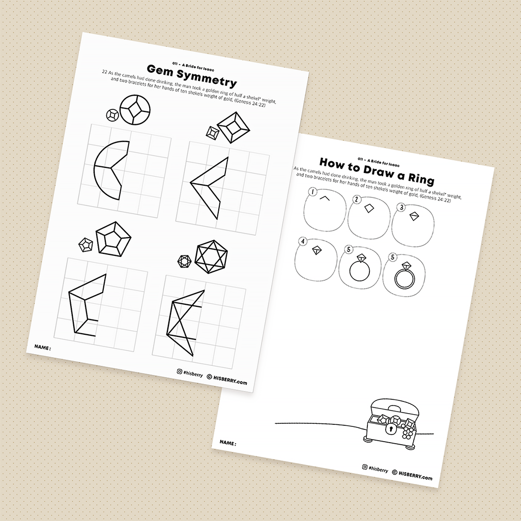A Bride for Isaac - Creative Drawing Pages Printable
