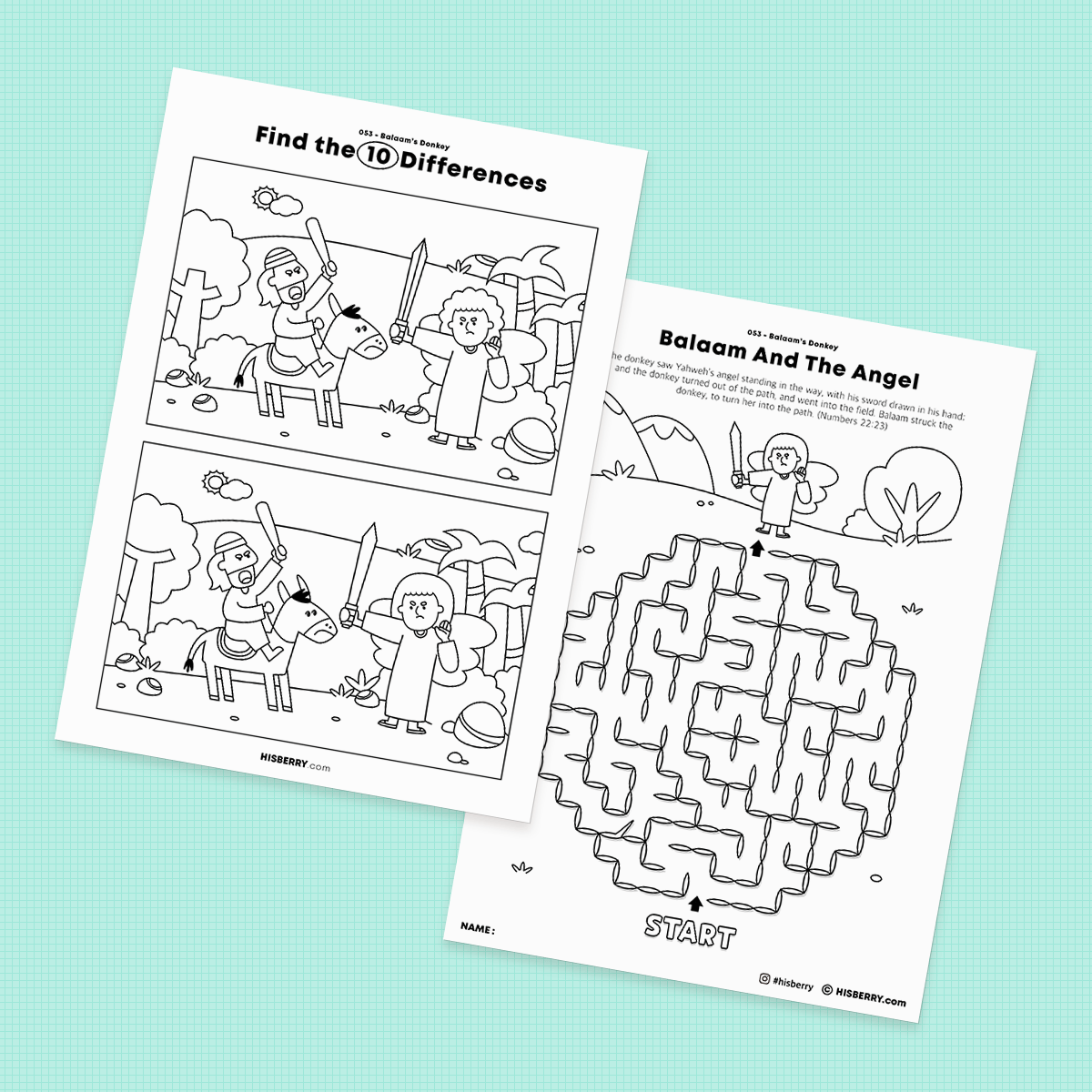 Balaam-and-the-donkey-Activity-Printables