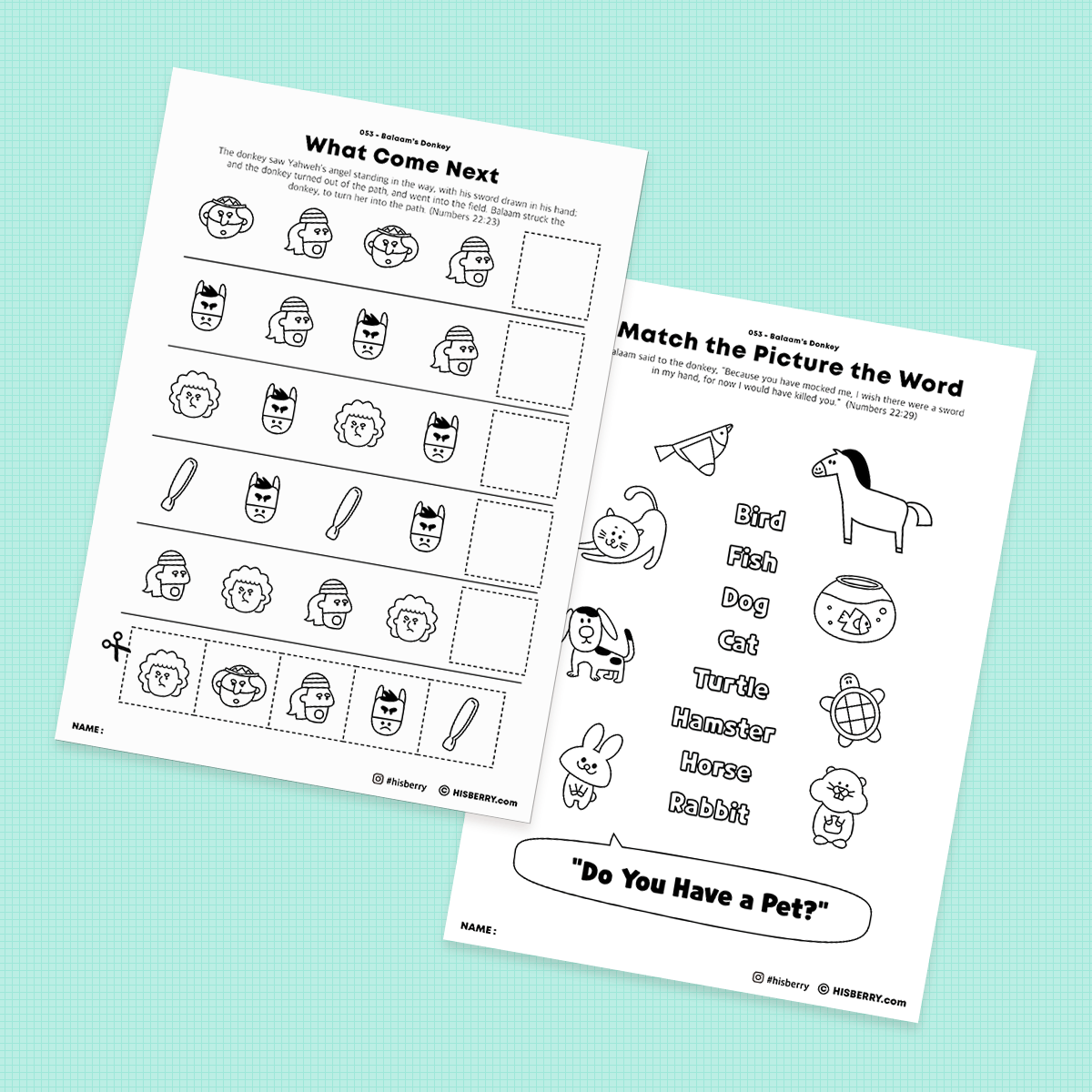 Balaam-and-the-donkey-Activity-Printables