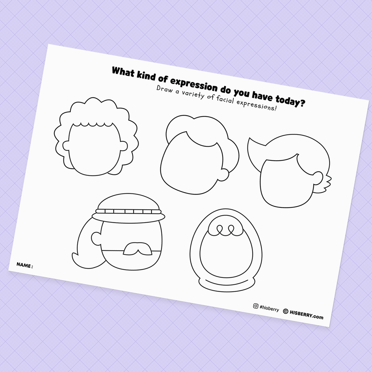 Isaac is Born - Creative Drawing Pages Printable