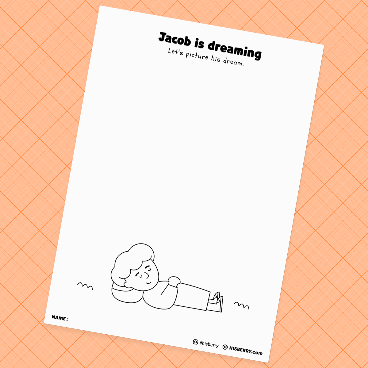 Jacob's Ladder Creative Drawing Pages Printable
