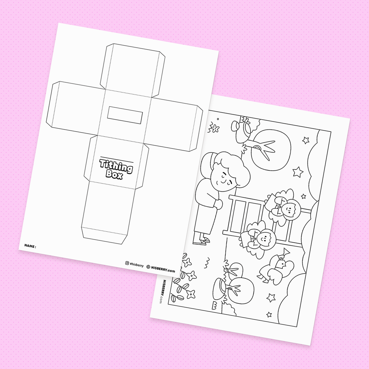 Jacob's Ladder - Drawing Coloring Pages Printable