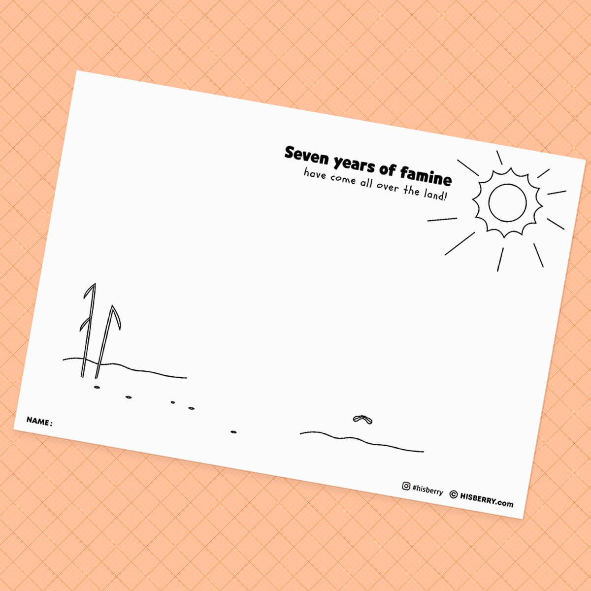 Joseph Tests Brothers - Creative Drawing Pages Printable