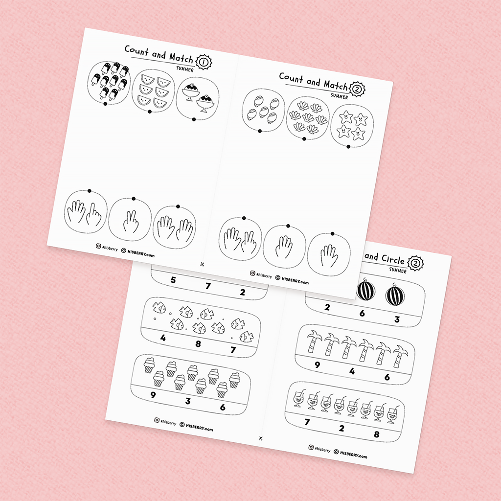 Summer Math Worksheets for Preschool_14