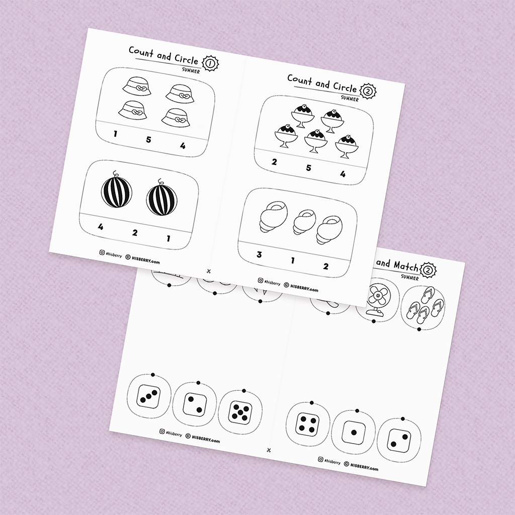 Summer Math Worksheets for Preschool_14