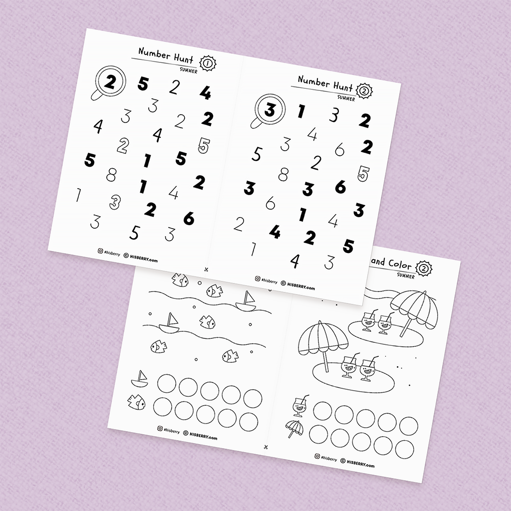 Summer Math Worksheets for Preschool_14