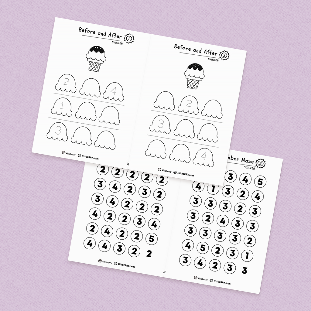 Summer Math Worksheets for Preschool_14