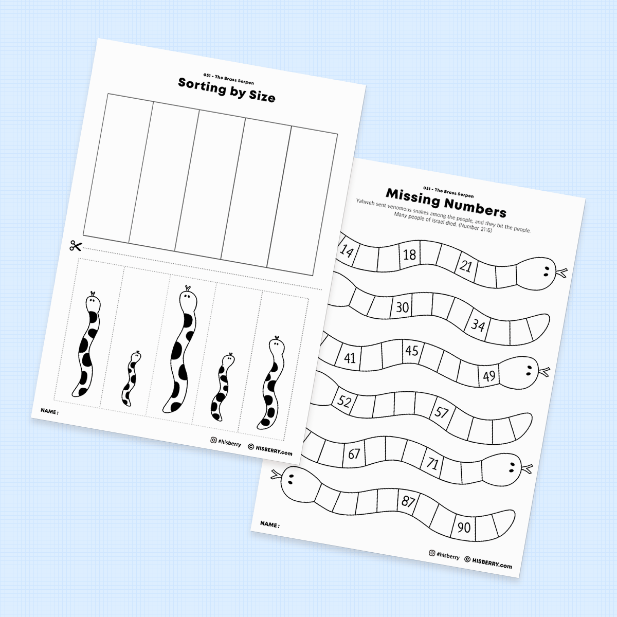 The-Brass-Serpen-Bible-lesson-Activity-Printables