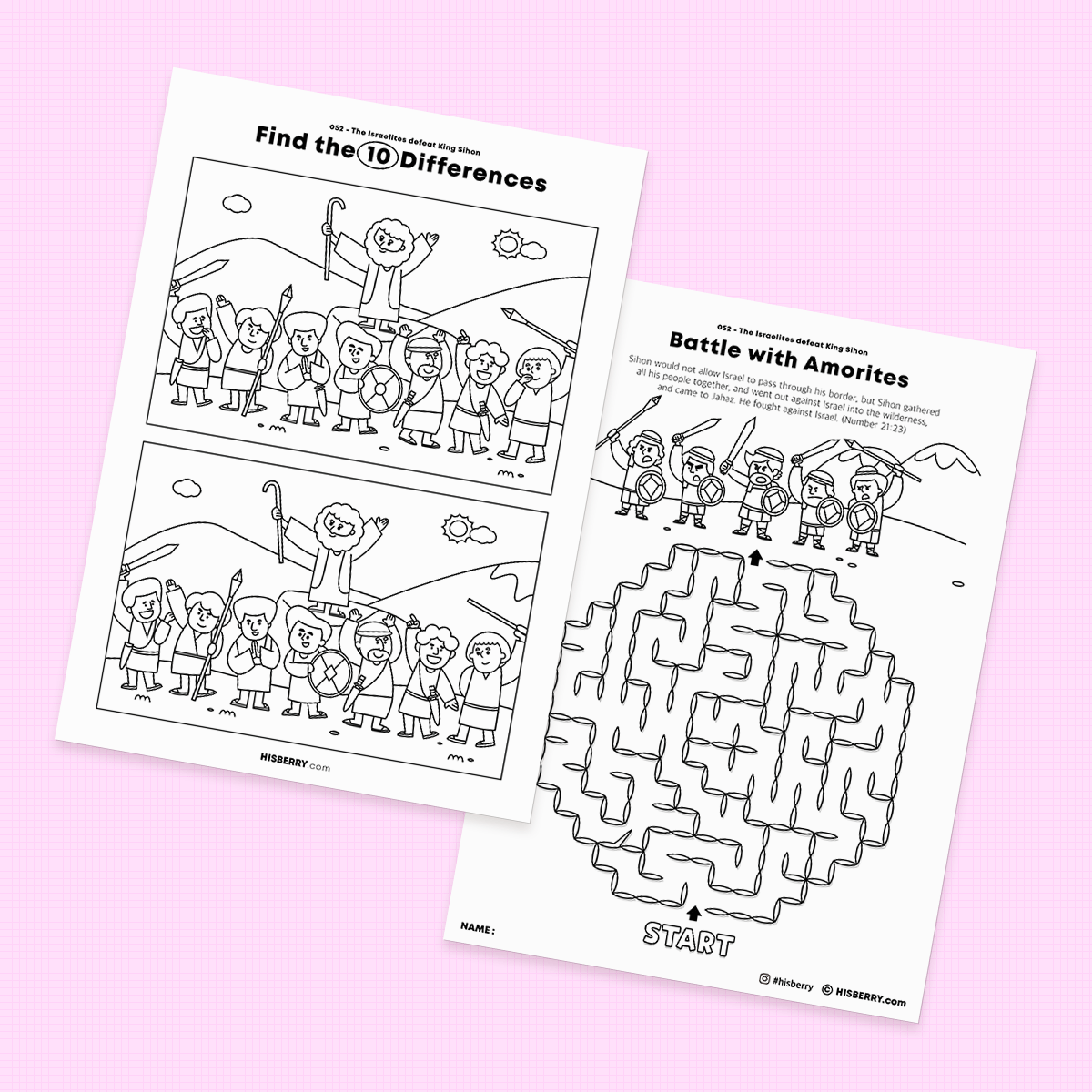 The-Israelites-defeat-King-Sihon-Bible-lesson-Activity-Printables