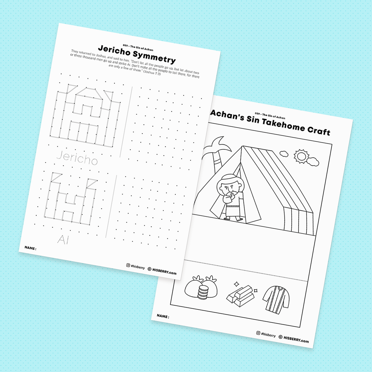 crossing the jordan coloring pages