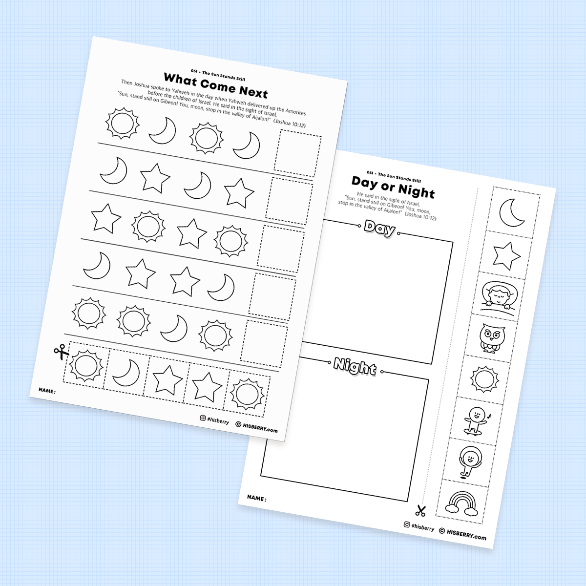 The-Sun-Stands-Still-Bible-lesson-Activity-Printables