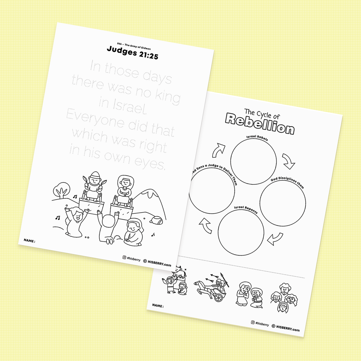 The-Army-of-Gideon-Bible-Activity-Printables-worksheet