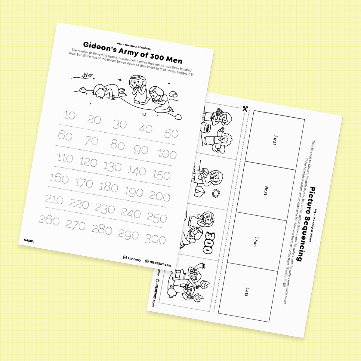 The-Army-of-Gideon-Bible-Activity-Printables-worksheet