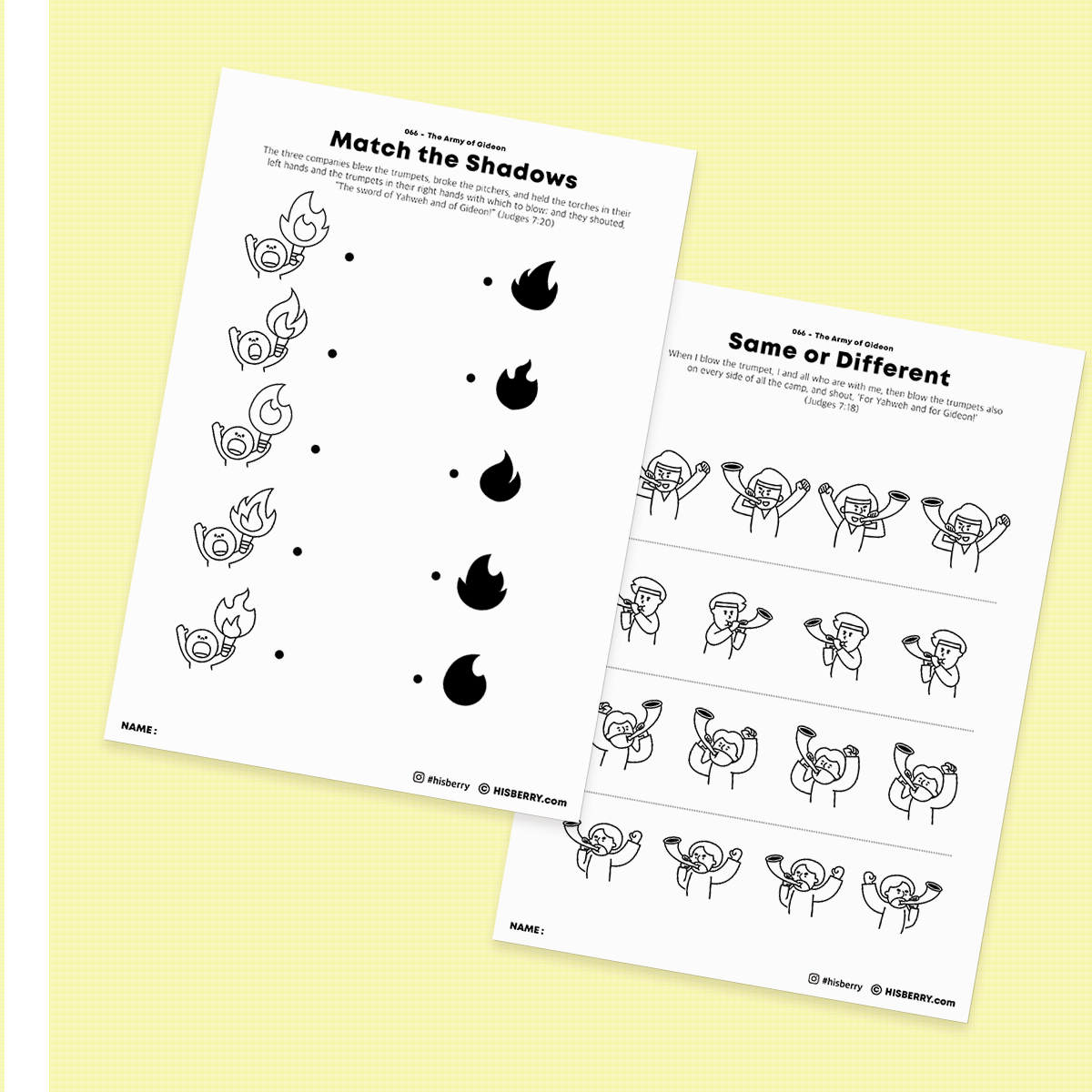 The-Army-of-Gideon-Bible-Activity-Printables-worksheet