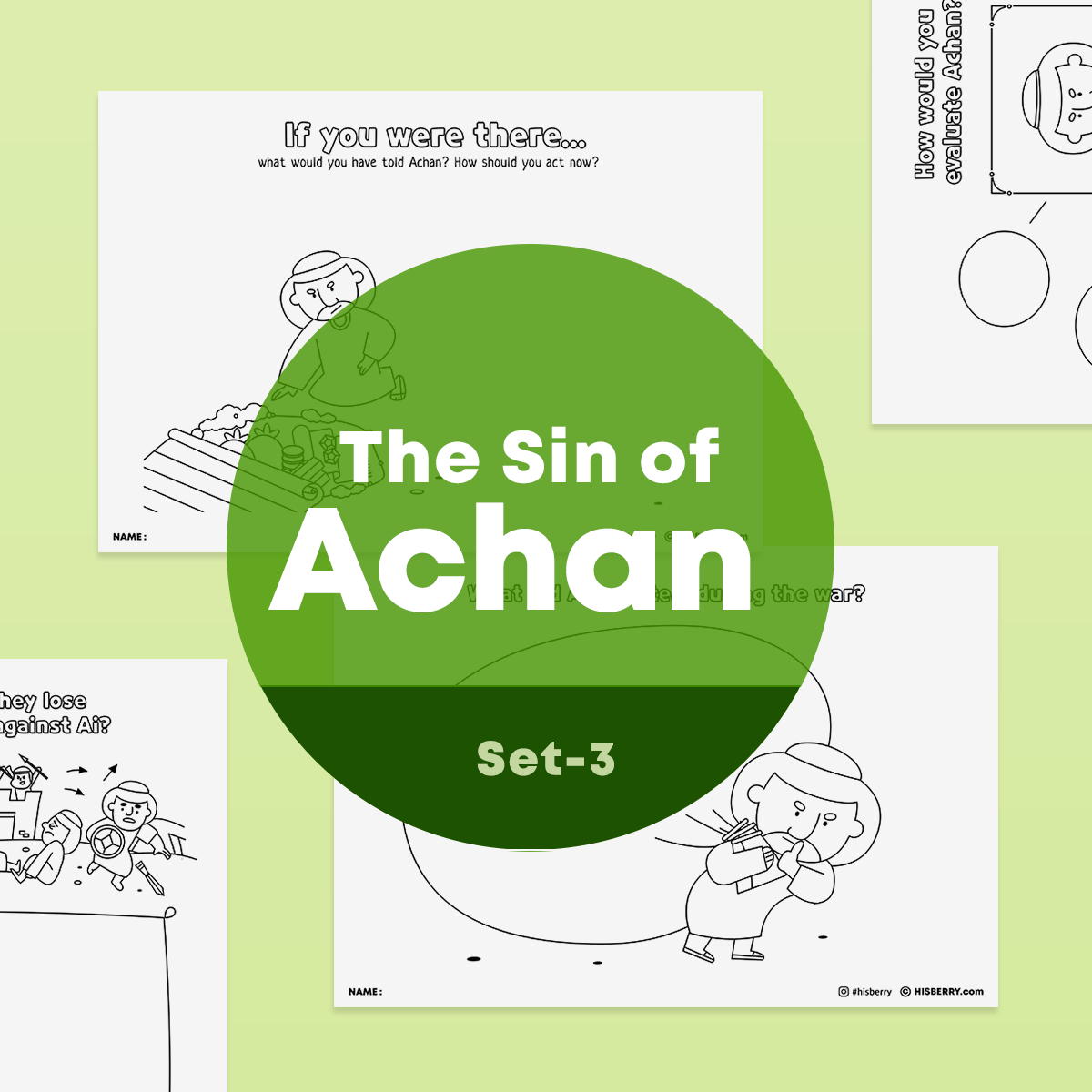 the-sin-of-achan-creative-drawing-pages-printable-activity-for-kids