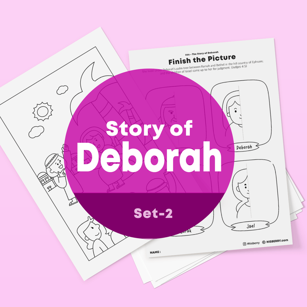 deborah coloring pages for kids