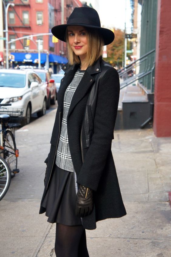 A Blogger Wears Black: Quilted Leather Gloves – 