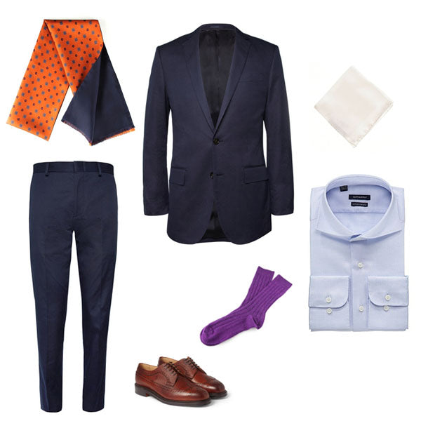 Style Guide | How To Accessorise A Navy Blue Suit – Black.co.uk