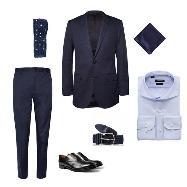 Style Guide | How To Accessorise A Navy Blue Suit – Black.co.uk