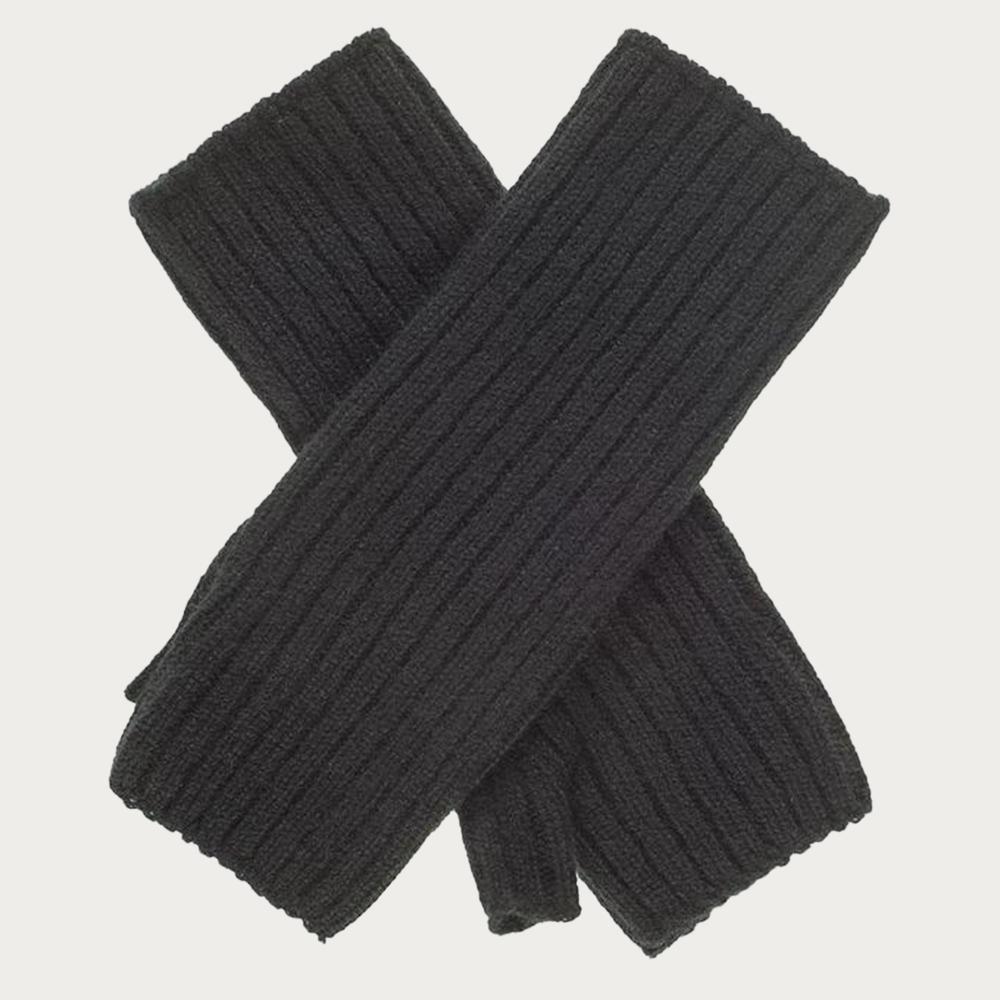 Women's Black Cashmere Wrist Warmers – Black.co.uk