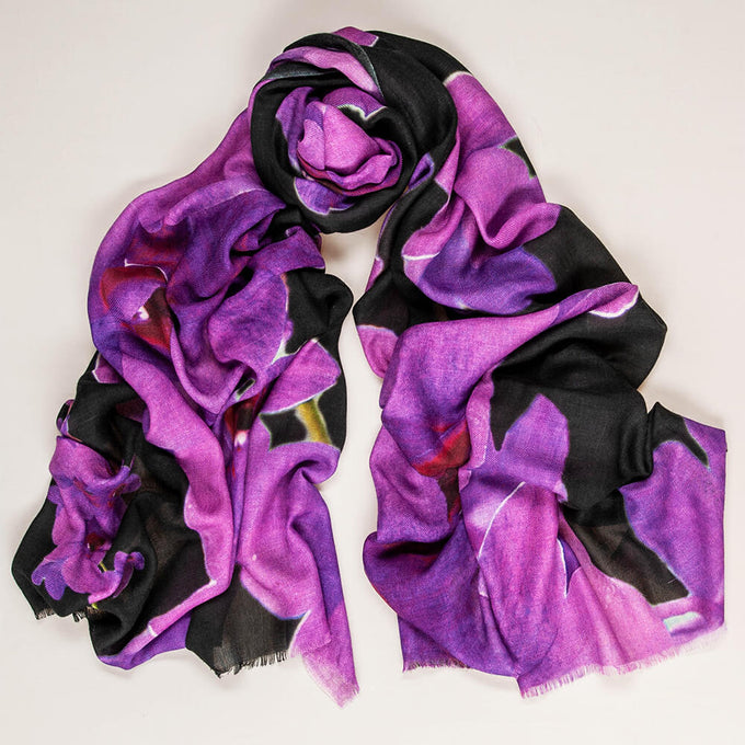 Pre Order - The Orchid Trilogy - Pink Orchid Cashmere and Silk Wrap