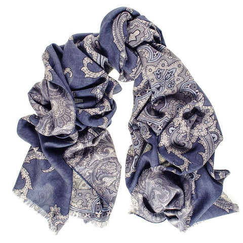 Mens Silk Scarves | Buy Polka Dot and Paisley Scarves for Men – Black.co.uk