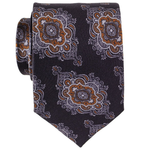 Silk Ties | Buy Men's Polka Dot & Paisley Silk Ties – Black.co.uk