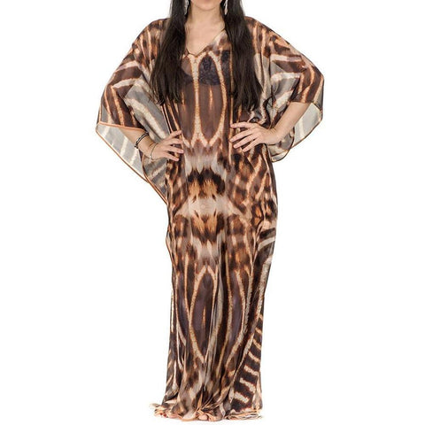 Tiger Print Kaftan