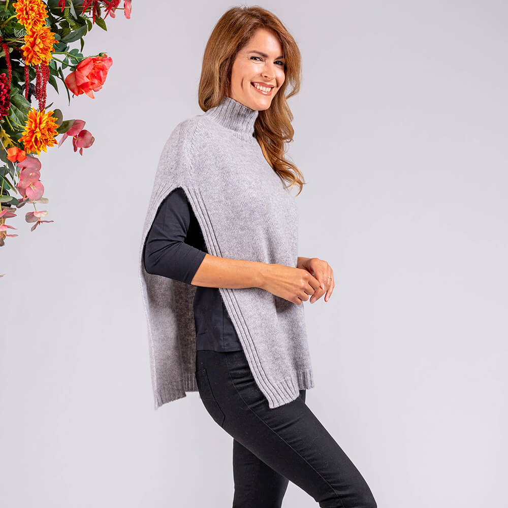 Grey Cashmere Tunic