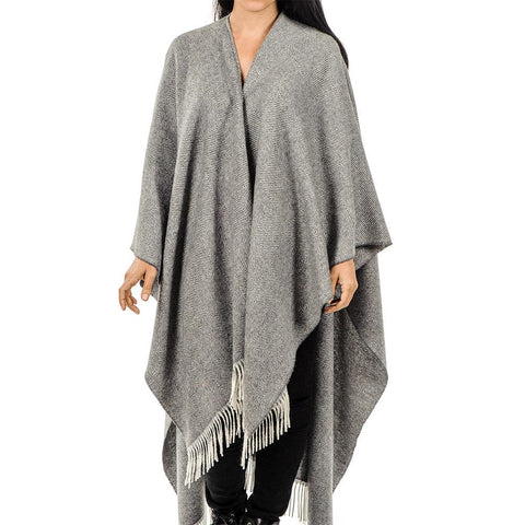 Womens Ponchos & Capes | Buy Knitted Cashmere Ponchos – Black.co.uk