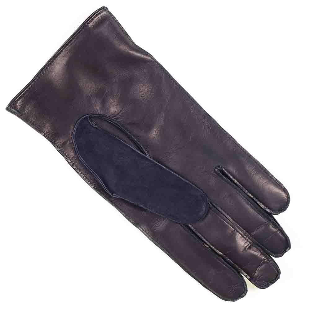 navy suede gloves