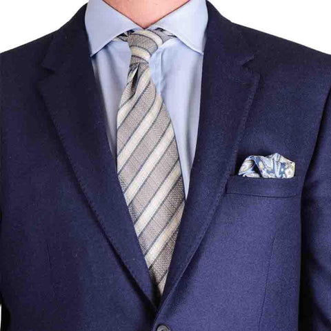 Conza Italian Silk and Linen Tie