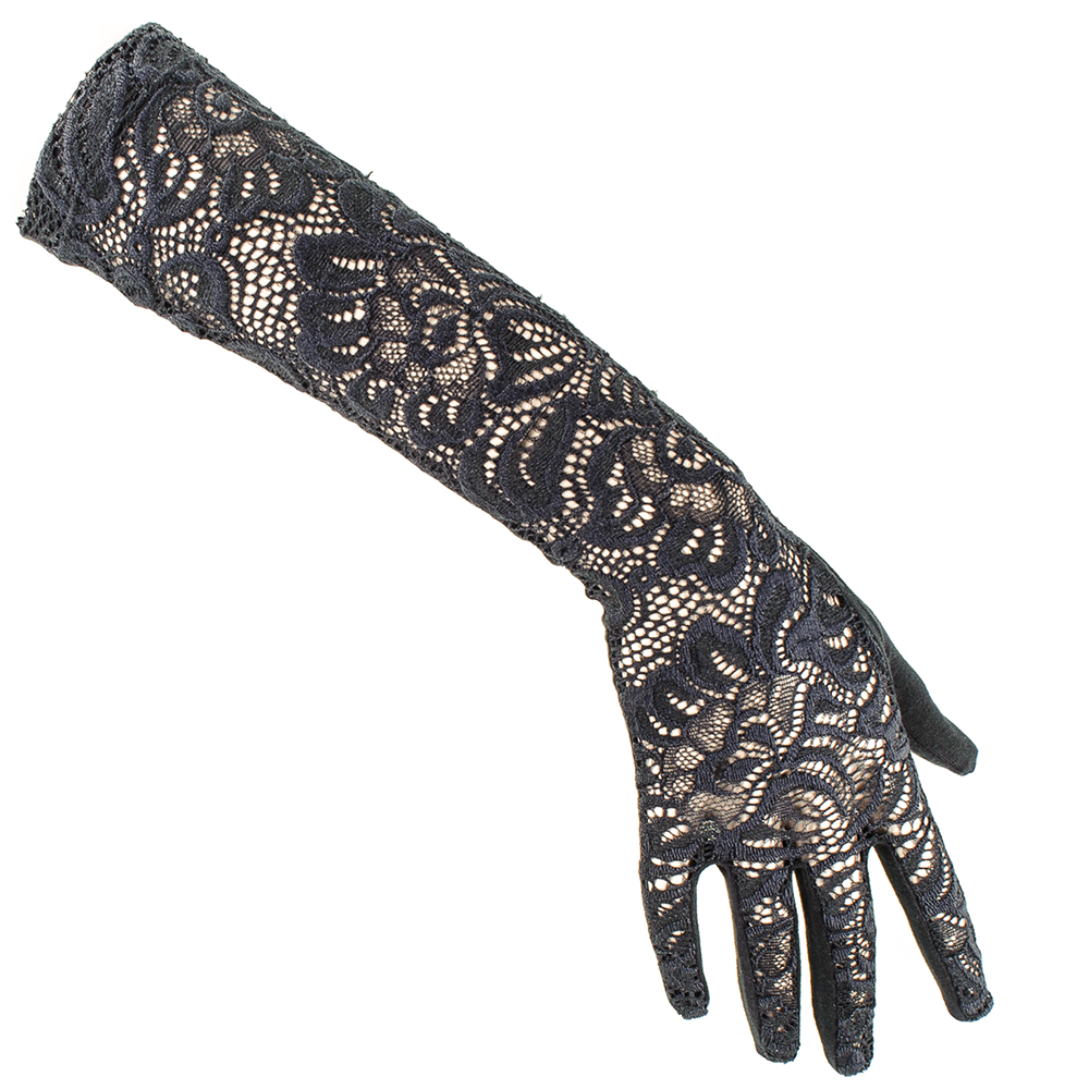 long lace gloves