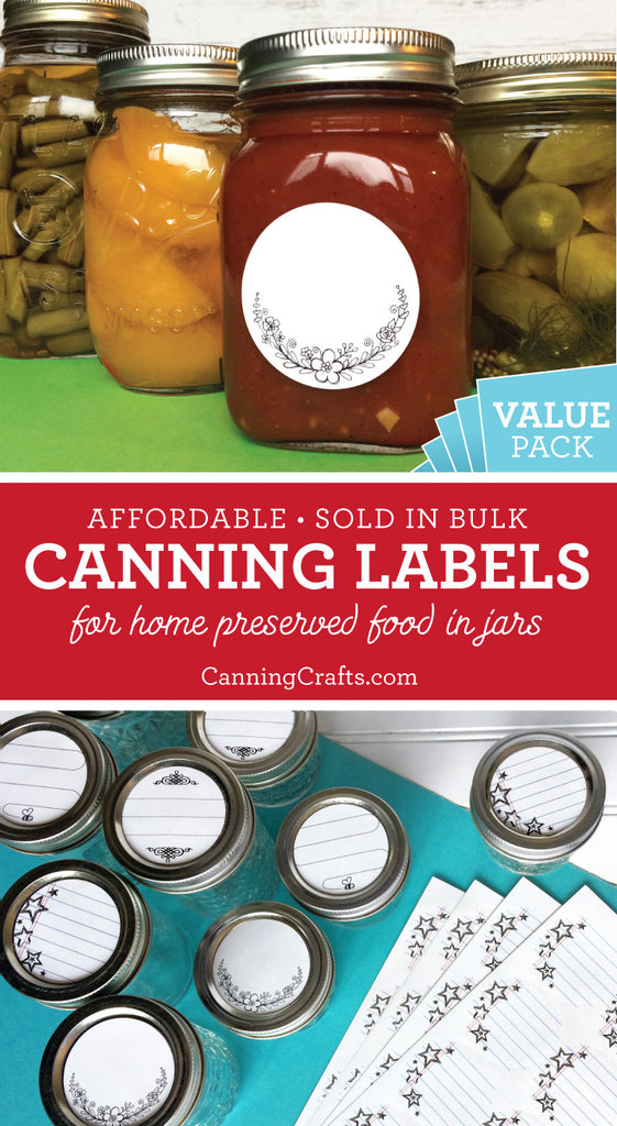 Affordable Value Pack Canning Labels sold in bulk – CanningCrafts