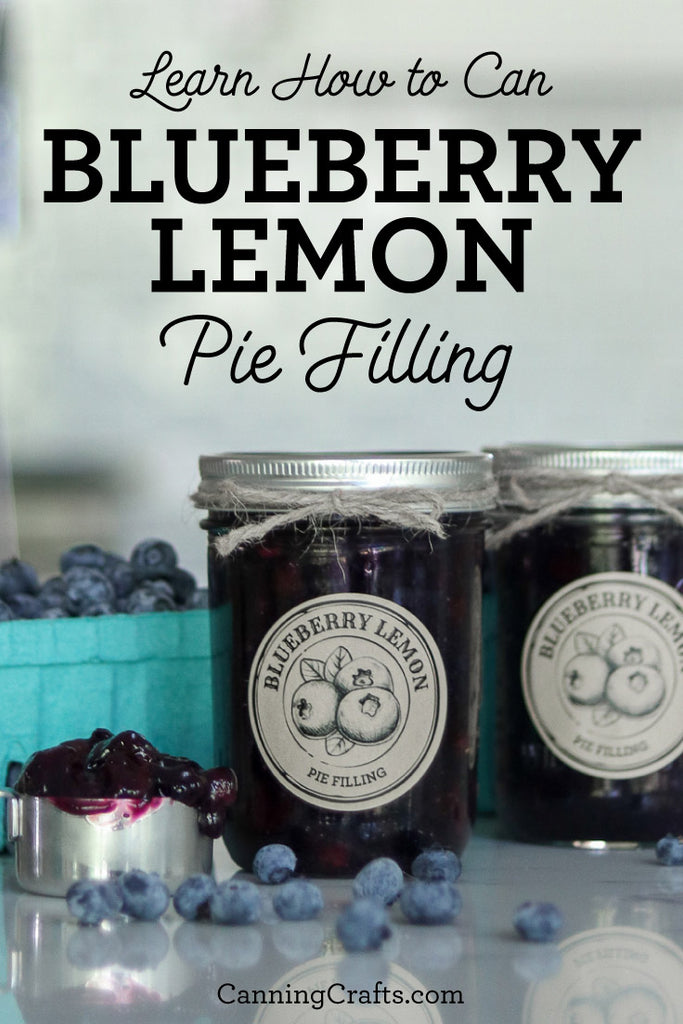 Blueberry Lemon Pie Filling Canning Recipe | CanningCrafts.com