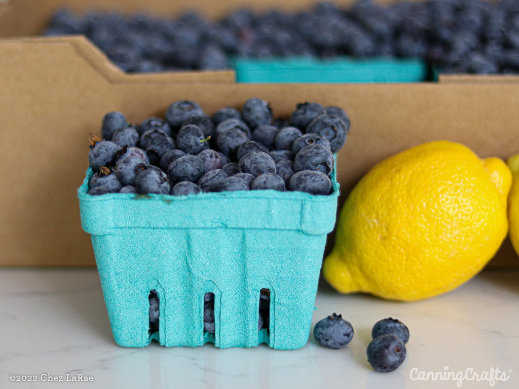 Blueberry Lemon Pie Filling Canning Recipe Ingredients | CanningCrafts.com