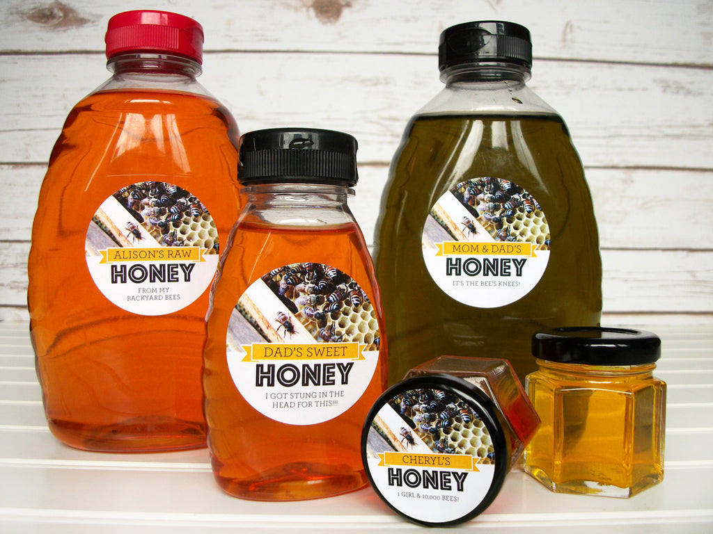 Busy Bees Custom Honey Jar Labels | CanningCrafts.com