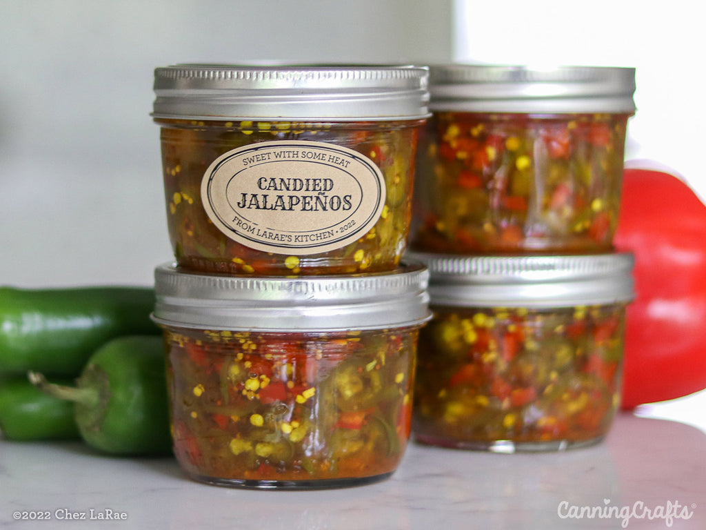 Candied Jalapeños Canning Recipe | CanningCrafts.com