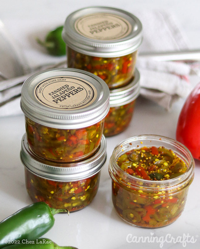 Candied Jalapeños Canning Recipe | CanningCrafts.com