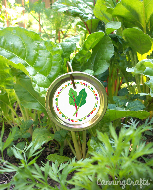 Free Printable Garden Markers for Swiss Chard | CanningCrafts.com