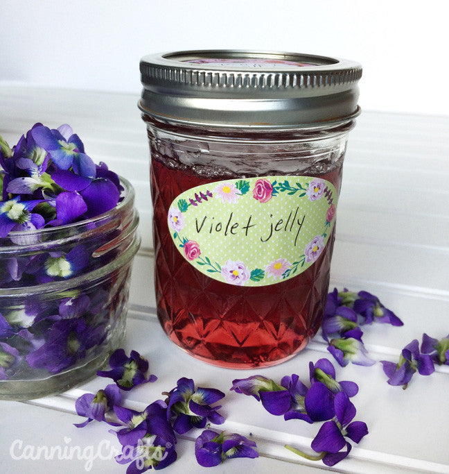 Violet jelly recipe | CanningCrafts.com