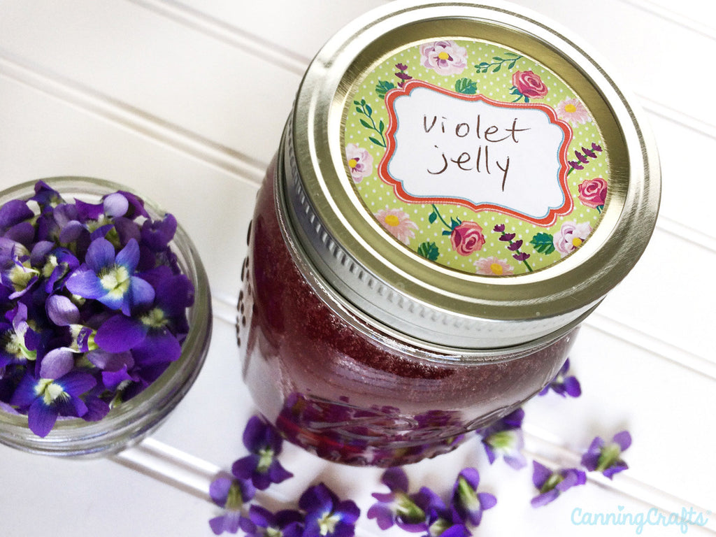 Violet jelly recipe | CanningCrafts.com
