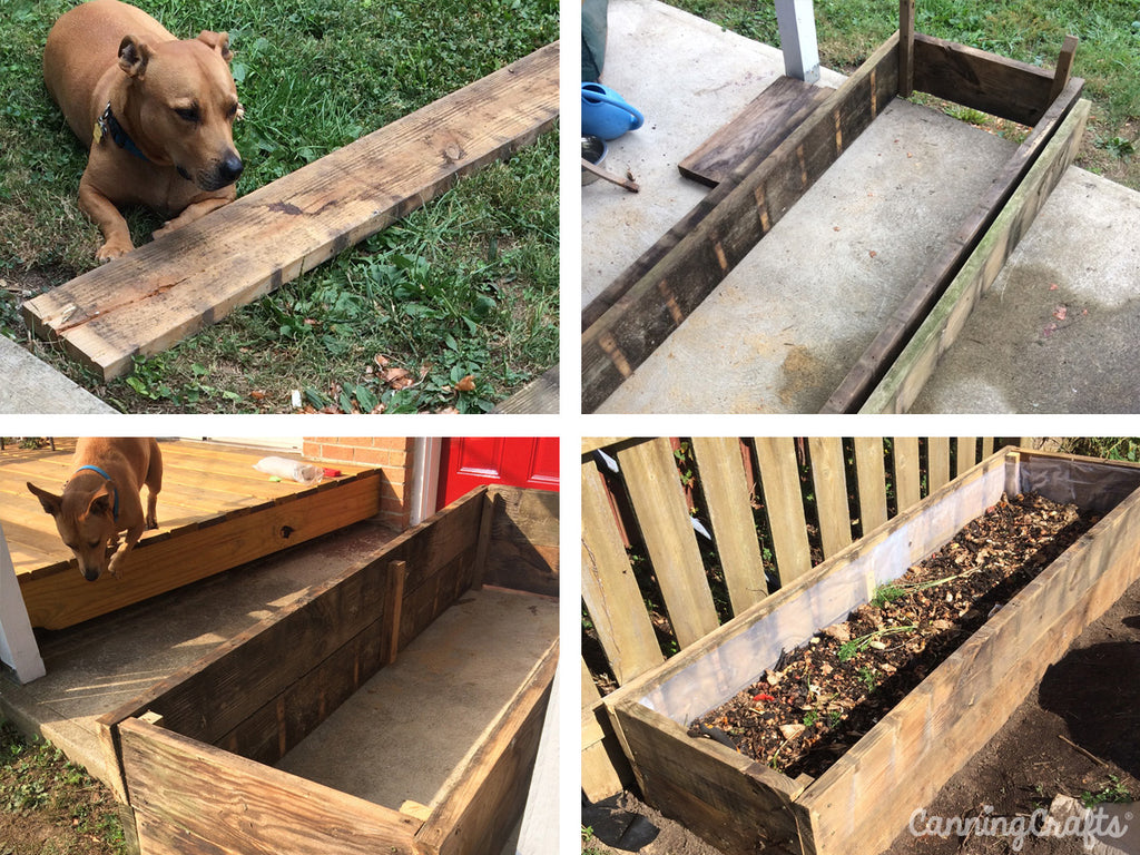 Homemade Raised Garden Bed | CanningCrafts.com