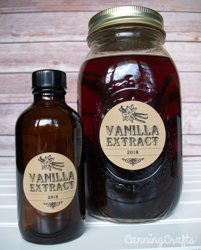 DIY homemade vanilla extract recipe | CanningCrafts.com